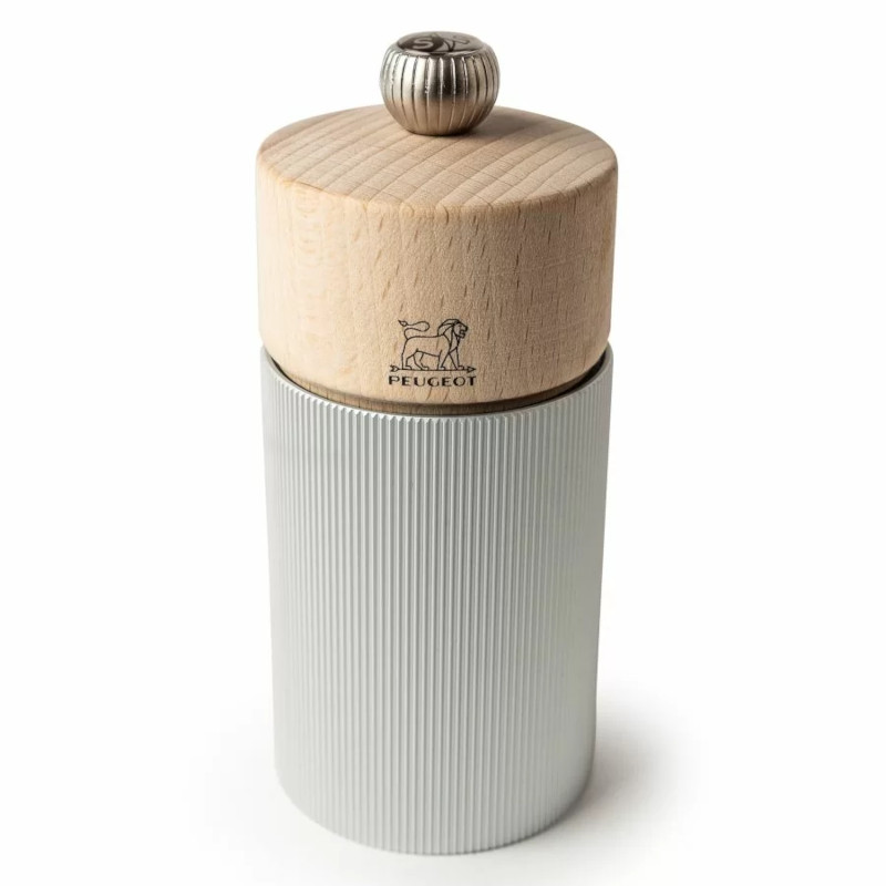 Peugeot Mlýnek LINE na sůl 12 cm, Natural Aluminium Peugeot Mlýnek LINE na sůl 12 cm, Natural Aluminium
