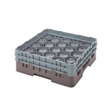 Cambro Koš Camrack 20 pozic, výška sklenice 30 cm - Hnědá