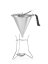Cukrářský trychtýř Profi Line, HENDI, Profi Line, 1,5L, ⌀212x(H)315mm