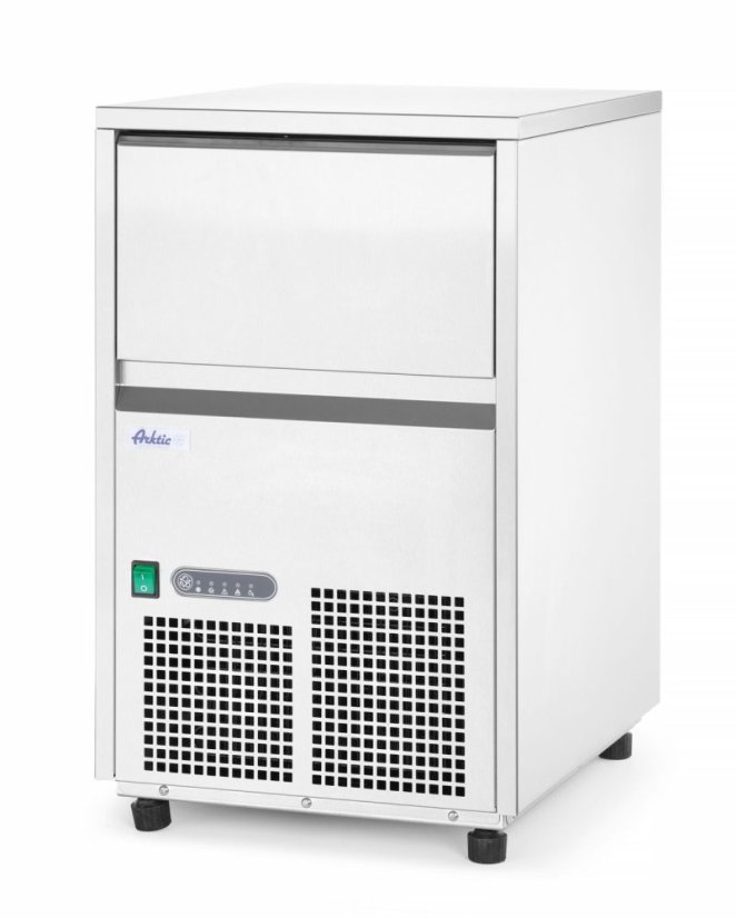 Stroj na výrobu kostek ledu, Arktic, Stříbrná, 230V/385W, 520x380x(H)637mm