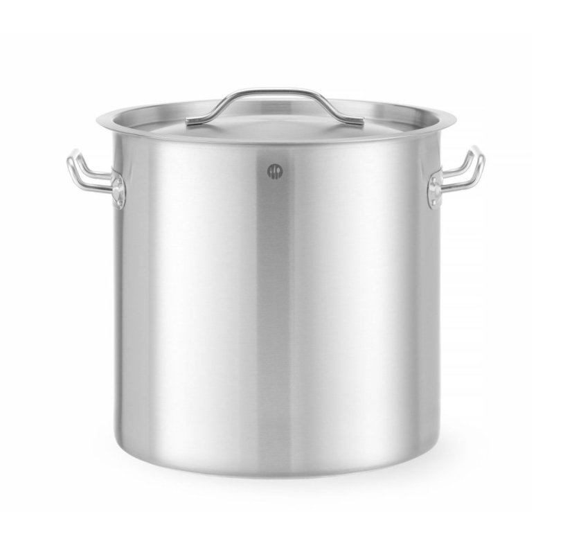 Vysoká nádoba na dušení - s víkem, HENDI, Budget Line, 21L, ⌀300x(H)300mm