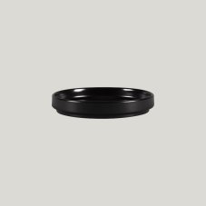 RAK Porcelain RAK Nordic talíř mělký bez okraje pr. 14 cm, černý | RAK-NOLD14BKM