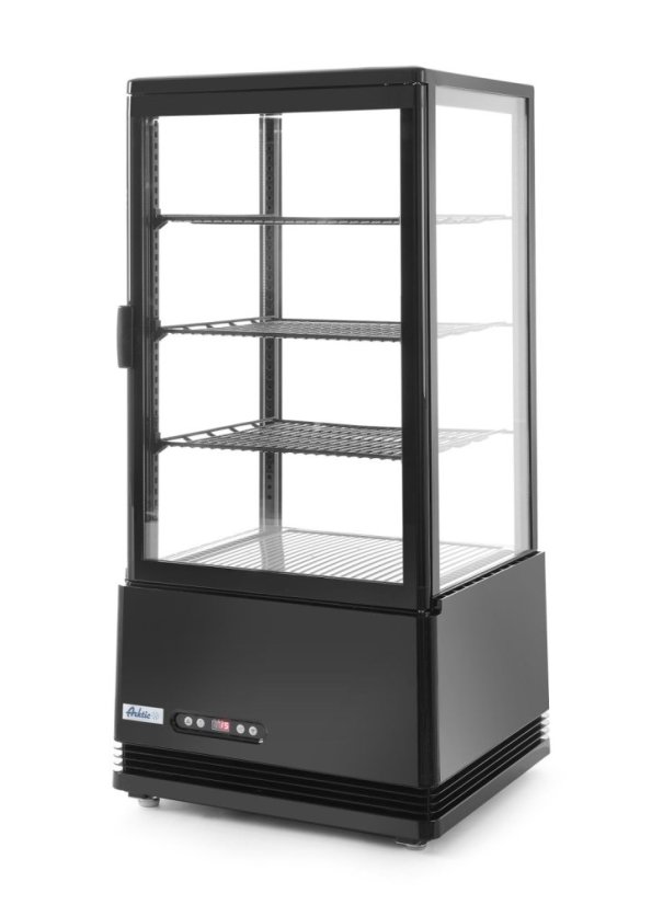 Chlazená skříň displeje, 78 l, Arktic, černá, 230V/170W, 444x397x(H)940mm