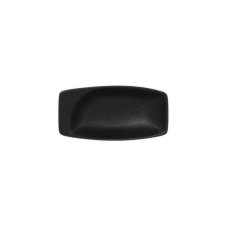 RAK Porcelain RAK Talíř obdélný 11 × 5,5 cm, černá | RAK-NFMZMR11BK