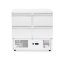 Chladicí pult, 4 zásuvky, Arktic, 97L, Stříbrná, 230V/220W, 900x700x(H)868mm