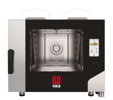 Konvektomat Millennial Touch Screen Bakery s automatickým mycím systémem, 4x600x400 mm - ovládaná elektronicky, plynová, Tecnoeka, 230V/300W, 9300kW, 850x1035x(H)800mm