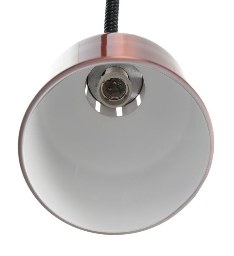 Výškově nastavitelná ohřívací lampa válcová, HENDI, Měděná, 230V/375W, ⌀175x(H)250mm