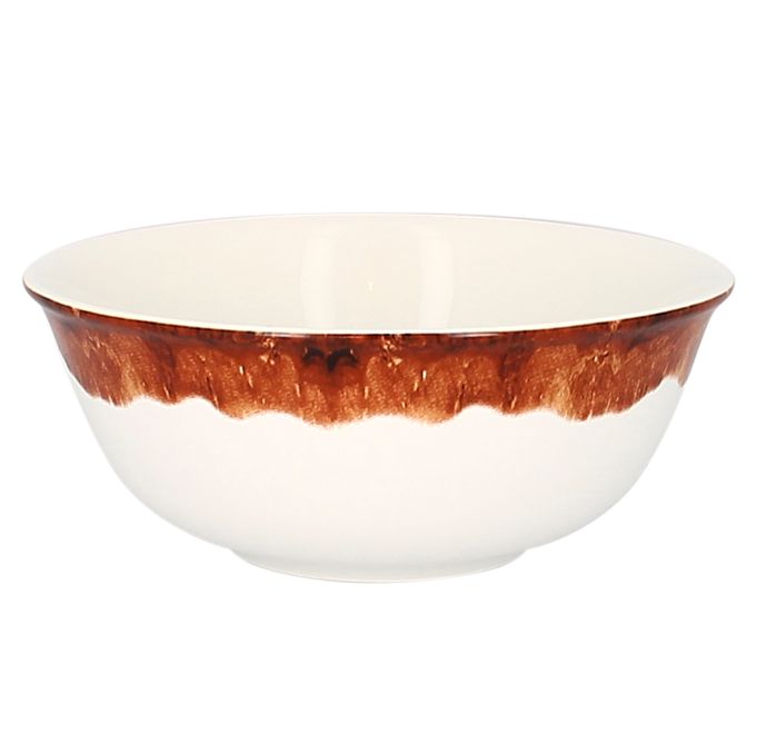 RAK Porcelain RAK Woodart miska na rýži 58 cl – světle hnědá | RAK-WDNNRB16TB