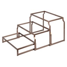 TOMGAST Stojan PVD ocelový bronzový - set, 3 úrovně, GN 1/1 v: 403 mm