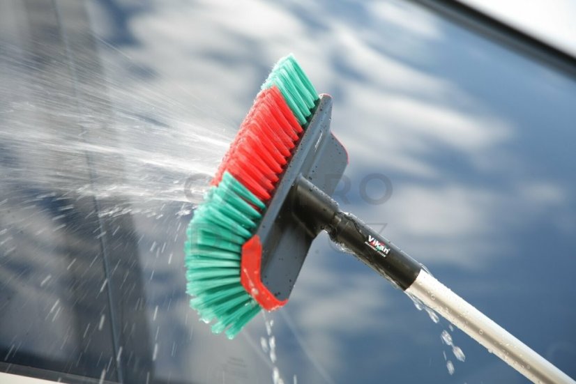 Vikan auto-kartáč průtokový měkký 280 mm černý 524752