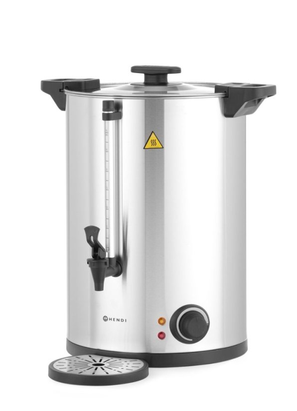 Dvoustěnný kotel na horké nápoje, HENDI, ≈ 120 šálků za 37 minut., 18L, 230V/2500W, 415x382x(H)480mm