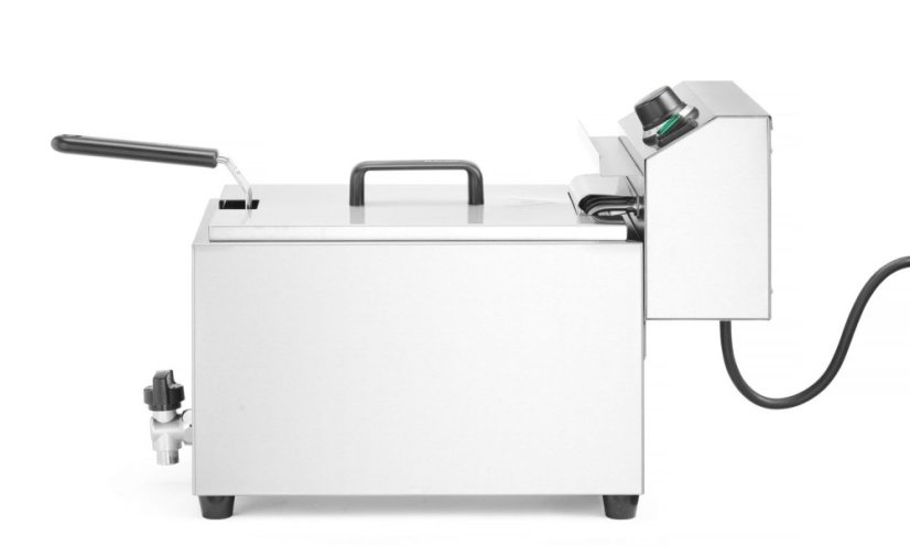 Fritéza XL s vypouštěcím kohoutem HENDI GOLIATH, HENDI, 10L, 400V/10200W, 300x585x(H)392mm
