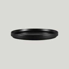 RAK Porcelain RAK Nordic talíř mělký bez okraje pr. 23 cm, černý | RAK-NOLD23BKM