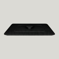 RAK Porcelain RAK Chef's Fusion poklice pro obdélný pekáč 32,5 × 22 cm, černá | RAK-CFRT32BKLD