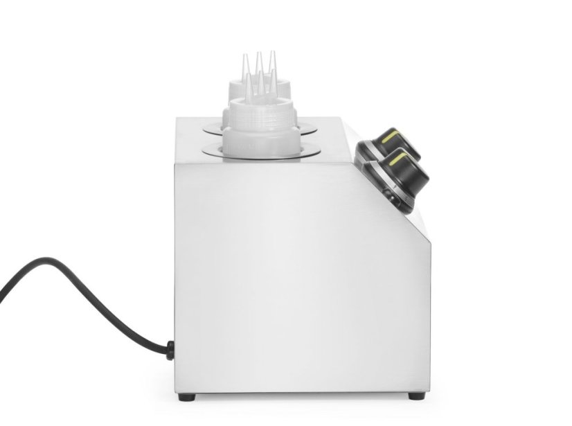 Ohřívač omáček, HENDI, Dvoudílná - 2x0,65L, 220-240V/400W, 270x223x(H)282mm