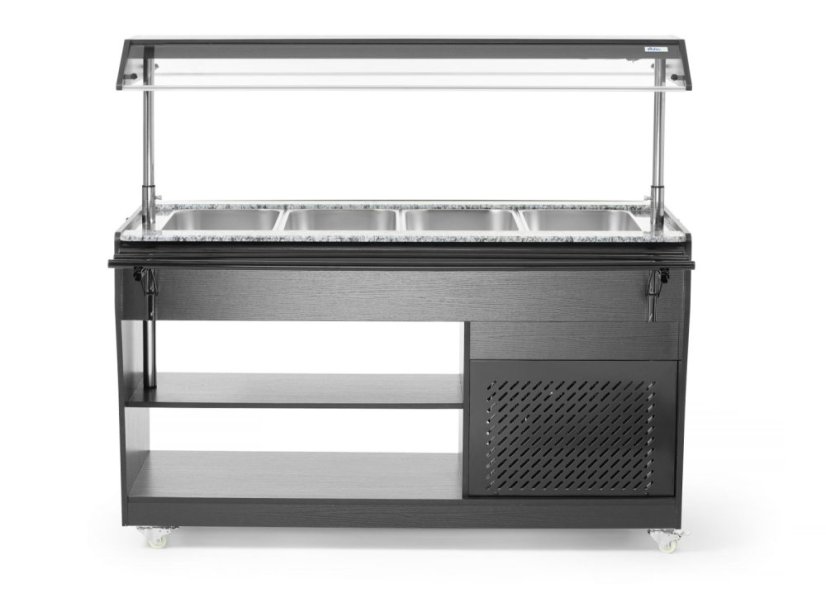 Salátový bufet, Arktic, GN 1/1, 1490L, 230V/170W, 765x1490x(H)1370mm