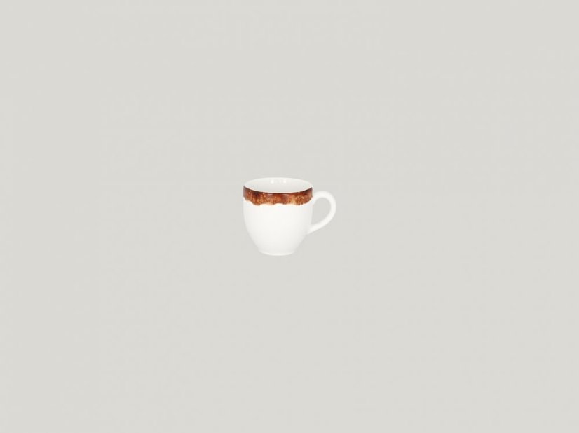 RAK Porcelain RAK Woodart šálek na espresso 9 cl – světle hnědá | RAK-WDCLCU09TB
