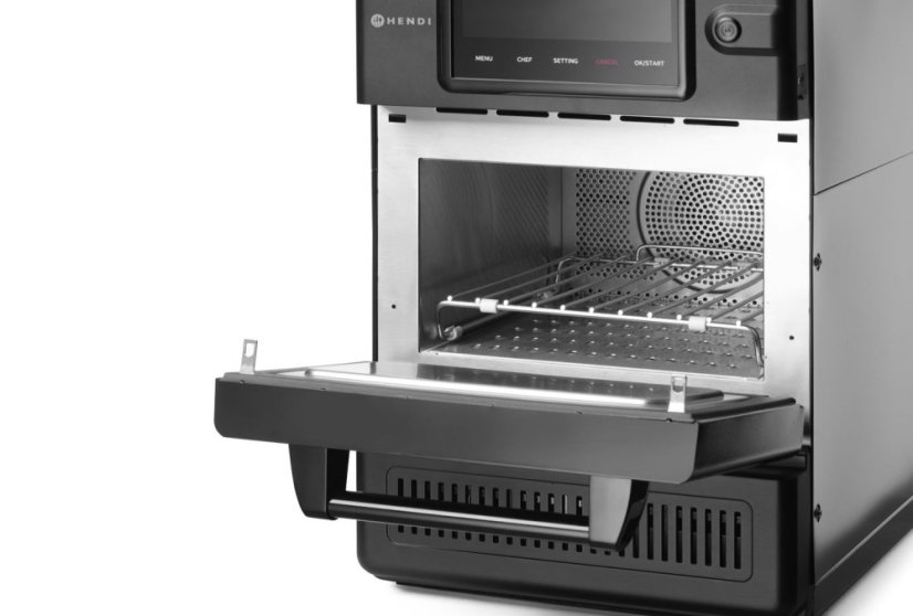Vysokorychlostní pečící trouba CombiTurbo, HENDI, 18L, Černá, 230V/3000W, 402x735x(H)608mm