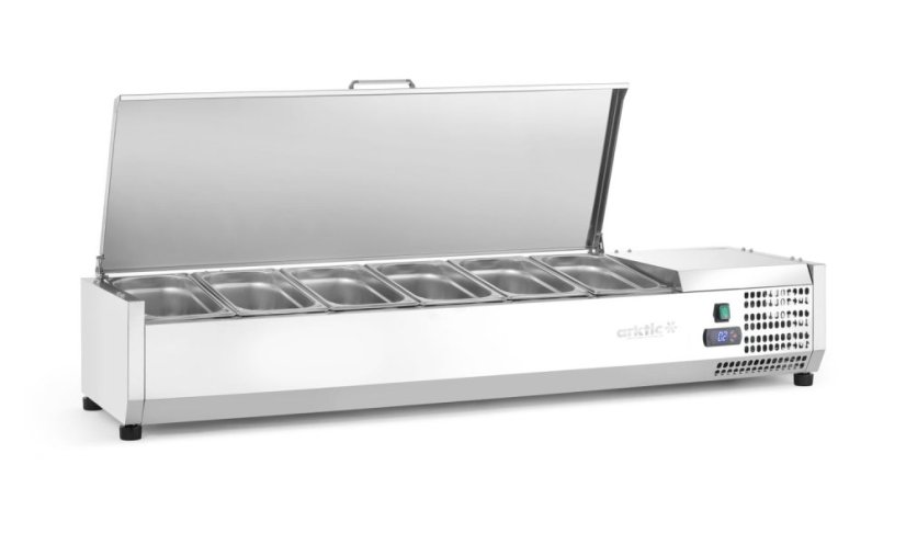 Chladicí zásobník GN 1/3, Arktic, 6x GN1/3, GN 1/3, 36L, 230V/180W, 450x1405x(H)630mm