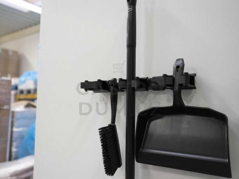 Vikan držák nástěnný 420 mm černý 10119