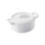 Revol Belle Cuisine hrnec oválný s pokličkou 11 × 10 × 6,5 cm, bílý