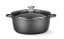 Hrnec s nepřilnavou povrchovou úpravou, HENDI, 9L, Černá, 405x332x(H)138mm