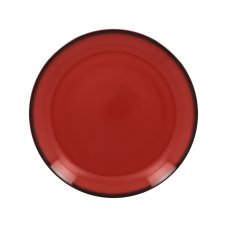 RAK Porcelain RAK Talíř mělký kulatý 27 cm, červená | RAK-LENNPR27RD