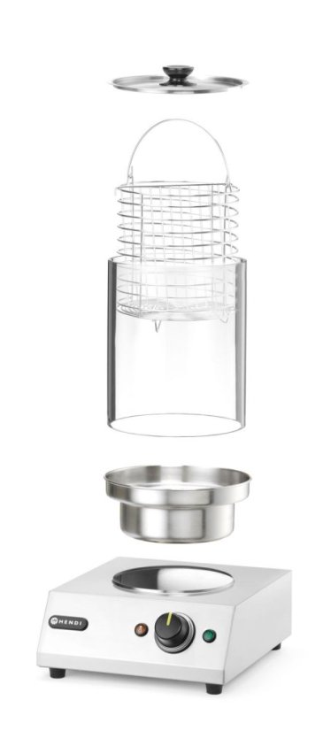 Ohřívač klobás, HENDI, 230V/450W, 280x310x(H)395mm