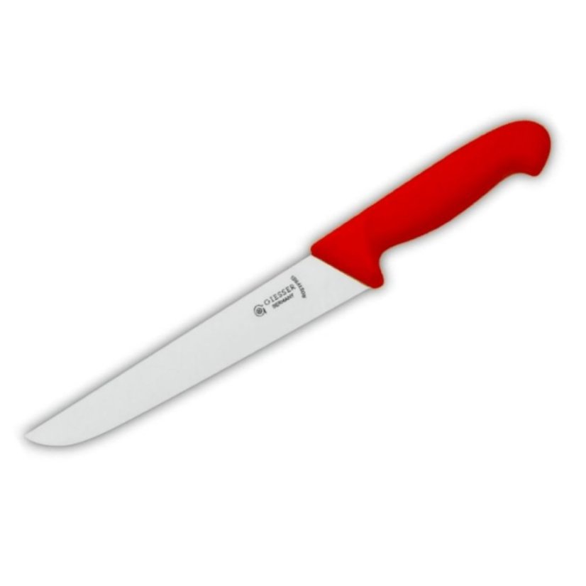 Giesser Nůž řeznický 18 cm, červený Giesser Nůž řeznický 18 cm, červený
