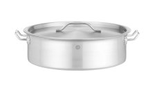Pečicí nádoba s víkem, HENDI, 10,8L, ⌀360x(H)110mm, Kulatý