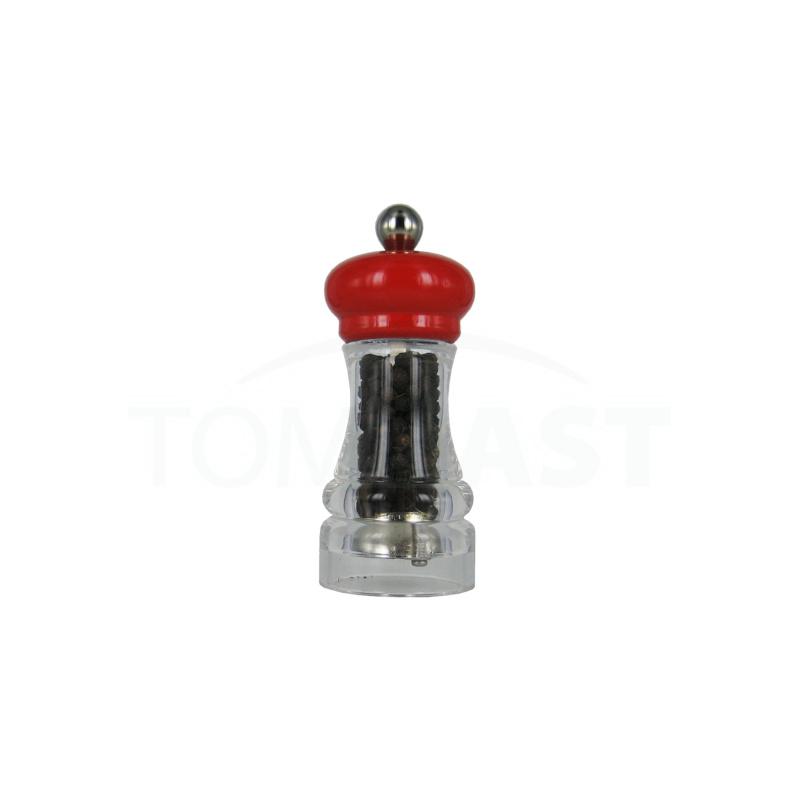 de Buyer HIP HOP mlýnek na pepř 11 cm, transparentní červený | D-P286-118332 de Buyer HIP HOP mlýnek na pepř 11 cm, transparentní červený | D-P286-118332