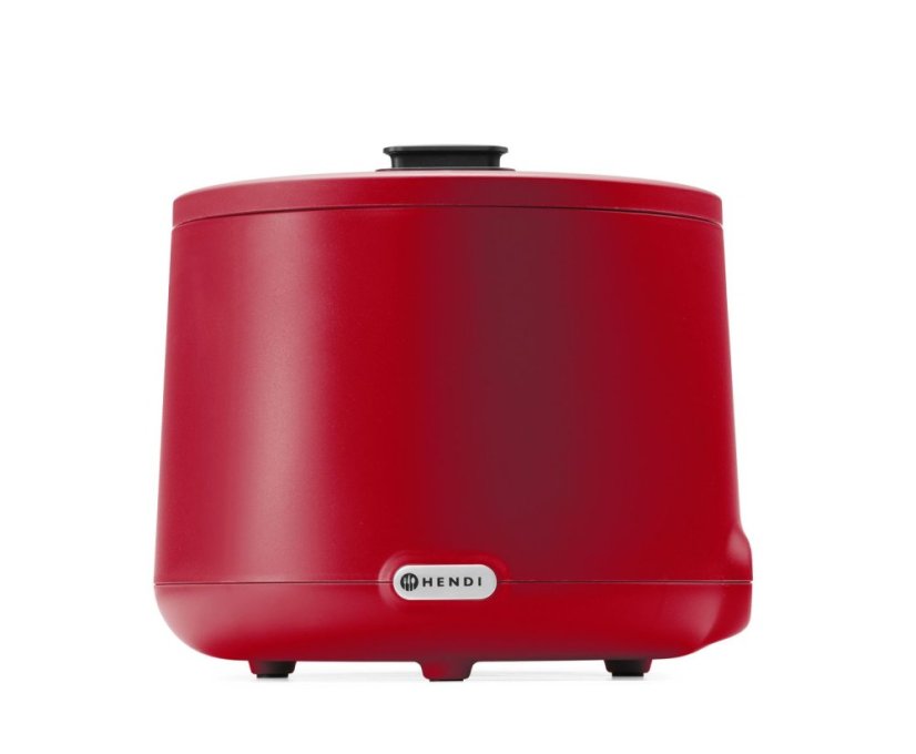 Kotlik na polévku UNIQ, HENDI, designed by Robert Bronwasser, 8L, Červená, 230V/500W, ⌀365x(H)325mm