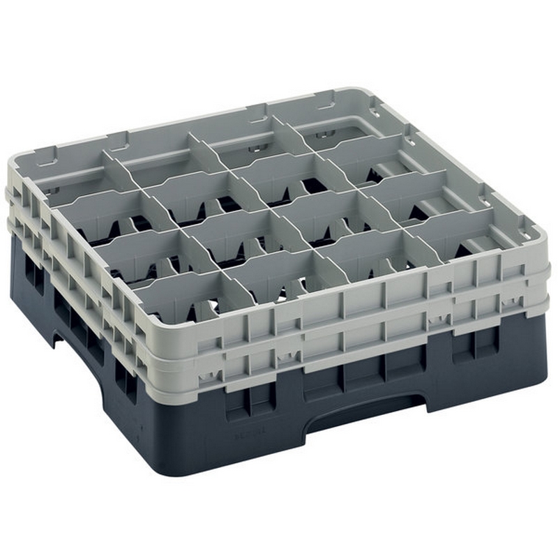Cambro Koš Camrack 16 pozic, výška sklenice 15,2 cm - Černá