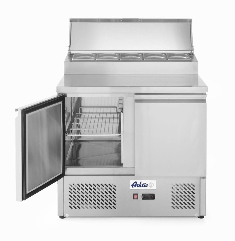 Dvoudveřový chladicí stůl s prodloužením, Arktic, 169L, 230V/310W, 700x915x(H)1030mm Dvoudveřový chladicí stůl s prodloužením, Arktic, 169L, 230V/310W, 700x915x(H)1030mm