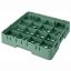 Cambro Koš Camrack 16 pozic, výška sklenice 13,2 cm - Zelená