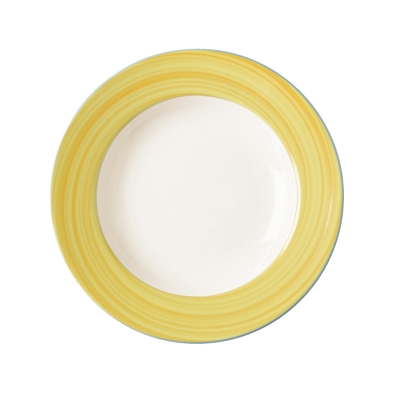 RAK Porcelain RAK Bahamas 2 talíř hluboký pr. 26 cm, žlutý | RAK-BADP26D53