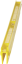 Vikan pryž pro stěrku 2C 700mm žlutá 77356