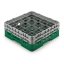 Cambro Koš Camrack 16 pozic, výška sklenice 25,8 cm - Zelená