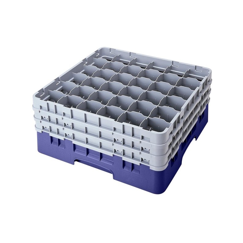 Cambro Koš Camrack 36 pozic, výška sklenice 23,8 cm - Modrá