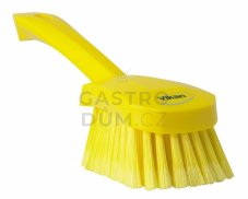 Vikan kartáč mycí ruční krátká rukojet 270mm M/žlutý 41946