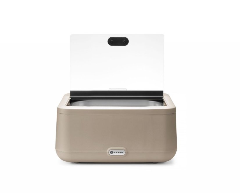Chafing dish UNIQ, HENDI, designed by Robert Bronwasser, GN 2/3, Béžová, 230V/500W, 433x403x(H)248mm