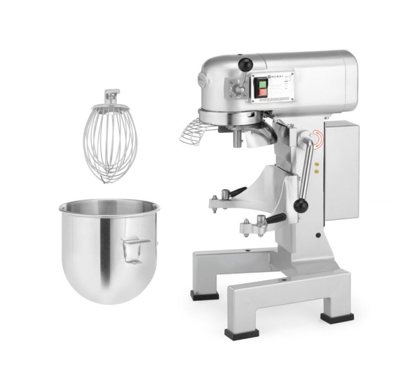 Profesionální planetární mixér Kitchen Line -itrů, HENDI, Kitchen Line, 20L, 230V/1100W, 496x570x(H)880mm