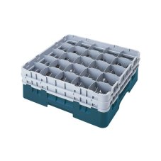 Cambro Koš Camrack 25 pozic, výška sklenice 30 cm - Tyrkysová