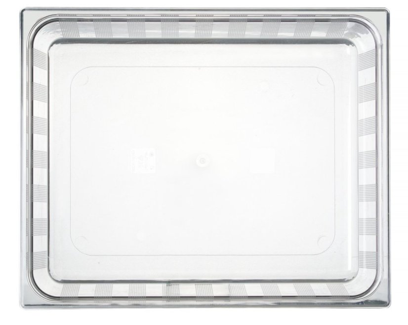 Polykarbonátová nádoba GN 2/1, HENDI, GN 2/1, 58L, Průhledná, 650x530x(H)200mm