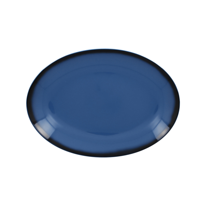 RAK Porcelain RAK Talíř oválný 26 x 19 cm, modrá | RAK-LENNOP26BL