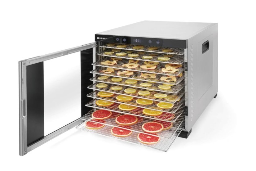 Sušiška potravin Profi line, HENDI, Profi Line, 10 táců, 230V/1000W, 430x550x(H)416mm