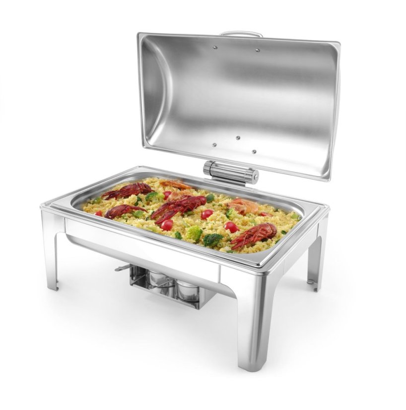Chafing GN 1/1 vysoký lesk, HENDI, Profi Line, 9L, 570x405x(H)320mm