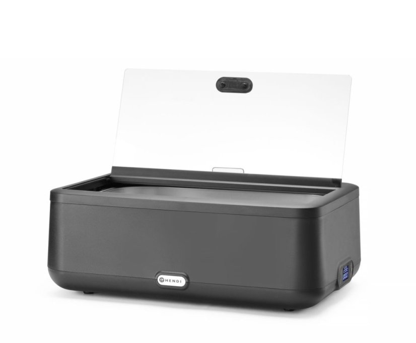 Chafing dish UNIQ, HENDI, designed by Robert Bronwasser, GN 1/1, Černá, 230V/700W, 607x402x(H)245mm