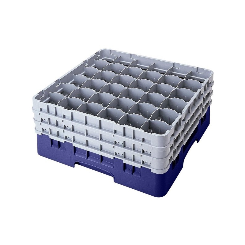 Cambro Koš Camrack 36 pozic, výška sklenice 27,8 cm - Modrá
