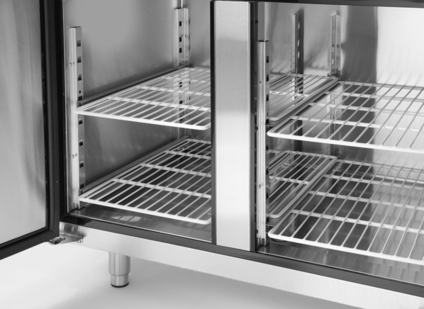 Chladicí pult, dvoudveřový, Arktic, Profi Line, 215L, 230V/250W, 700x1350x(H)839mm